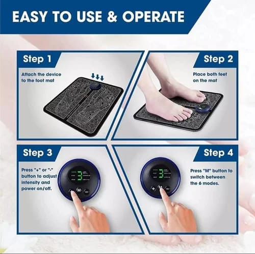 Mini Butterflly Foot Massager Electric Foot Massage Pad