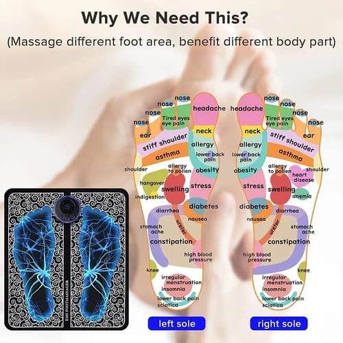 Mini Butterflly Foot Massager Electric Foot Massage Pad