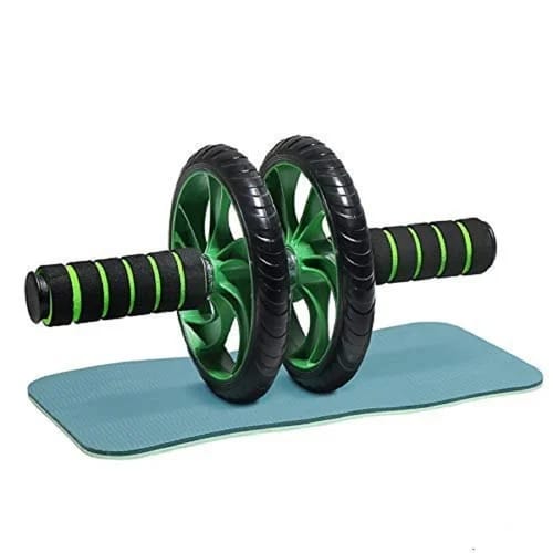 AB Roller/ ABS Carver With Thick Knee Pad For Abdominal Workout ( 2 Wheel)